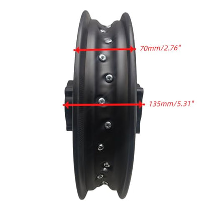 Beeking 1.85x14” Wheel Rim Rear fits tire 90/100-14) for Dirt Bike 15mm axle Rear Wheel Rim Fits 90cc-150cc dirt bike TTR SSR CRF Apollo.