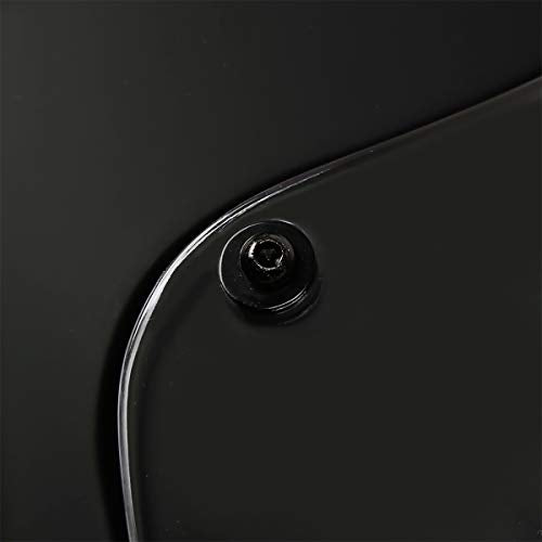 TCMT Front Fairing + 15'' Clear Windscreen Fits For Harley Dyna Street Fat Bob Wide Glide - color: Matte Black(Clear Shield)