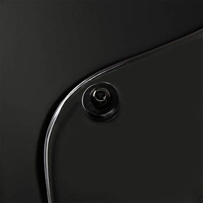 TCMT Front Fairing + 15'' Clear Windscreen Fits For Harley Dyna Street Fat Bob Wide Glide - color: Matte Black(Clear Shield)
