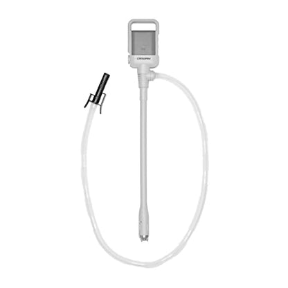 Deway Auto Fuel Transfer Pump, Auto-Stop, Removable Rubber Hose, D Battery - style: Auto Stop Nozzle w/ Plastic Hose