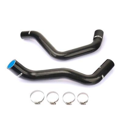 Radiator Coolant Silicone Hose Kit Upper and Lower 2Pcs, Fit for Dodge Ram 1500 2500 3500 2004-2008 V8 5.7L Truck Engine (Black) - color: Black