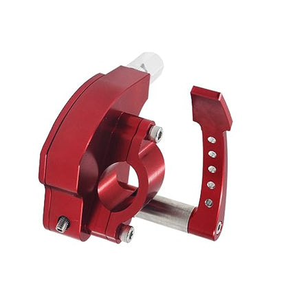 Red 7/8 Billet Throttle Thumb Assembly - color: Red