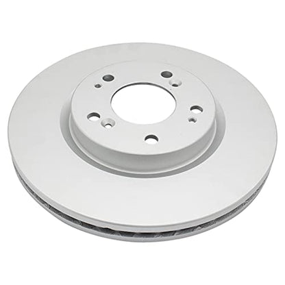 TRQ Front & Rear Brake Coated Rotor Kit Set - style: BRA15433