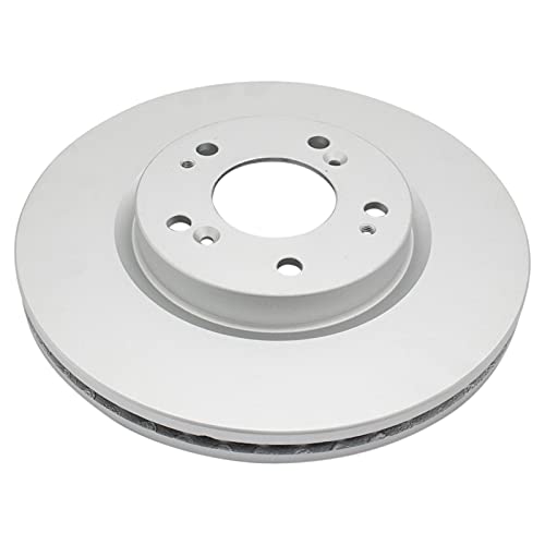 TRQ Front & Rear Brake Coated Rotor Kit Set - style: BRA15433