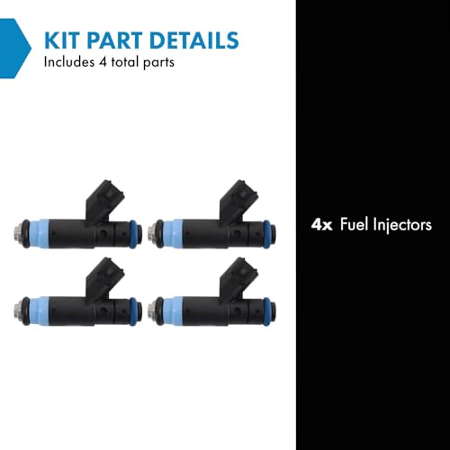 TRQ Fuel Injector Set - style: FIA58825