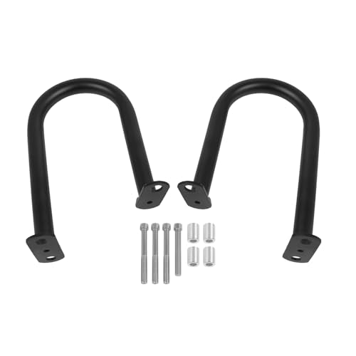Highway Crash Bar Side Saddlebag Protection Engine Guard Replacement for Honda CTX1300 CTX 1300 Deluxe SC74 2014 2015 2016 2017 - color: Black