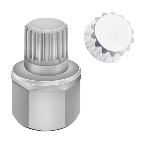 ABC3/14PT Wheel Locking Nut Key Compatible with VW, Audi - color: ABC3/14PT