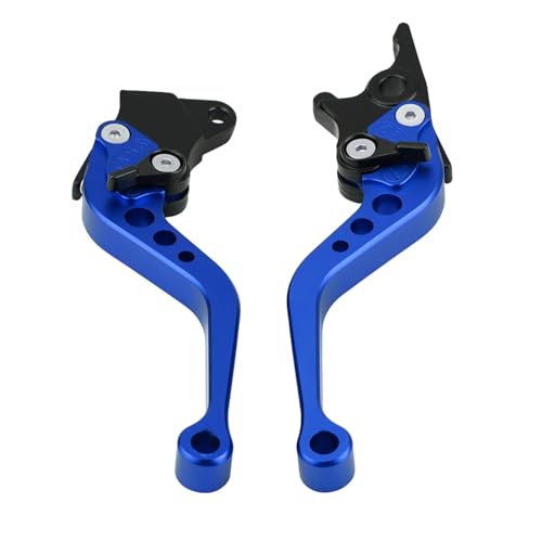 BAFOVY Zerone CNC Aluminum Motorcycle Brake and Clutch Levers Handle Set, Blue - color: Blue