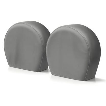 Explore Land Tire Covers 2 Pack Fit Tire Diameters 23-25.75 inch, Charcoal - size: S (Fits Tire Diameters 23''-25.75''), style: Charcoal - 2 Pack