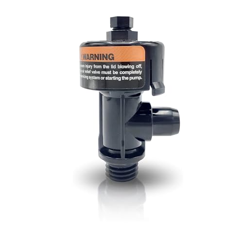 Swimables 98209800 & 98209803 High Flow Manual Air Relief Valve Replacement for Pentair Pool Filters, Compatible with Clean & Clear, FNS Plus, Quad DE, Predator Pool Filter - style: High Flow Air Relief Valve