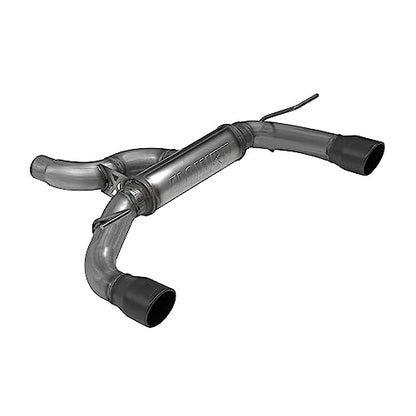 Flowmaster 718123 FlowFX Axle-Back Exhaust Kit 3 Inch 409 Stainless Steel Dual 4 Inch Black Ceramic Coat 304 Stainless Steel Tips Compatible with 2021-2024 Ford Bronco 2.3L 2.7L 2 & 4WD 2 & 4 Door