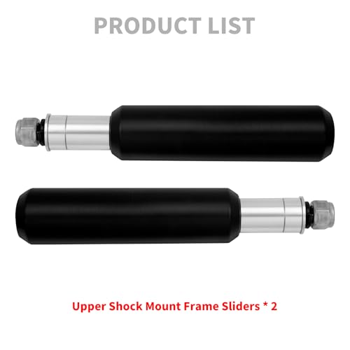 Motorcycle Rear Crash Bar Frame Sliders Frame Sliders Protector Fit for Harley Dyna 2006-2017 Sportster 2004-2022 Black