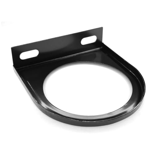 Single Gauge Pod Mounting Panel Bracket Holder, 2 Inch 52mm Gauge Pod Mount with Single Hole, Metal Meter Gauges Pillar Mount Pods Holder Bracket, Universal Vehicle's Dashboard Accessories（1PCS）