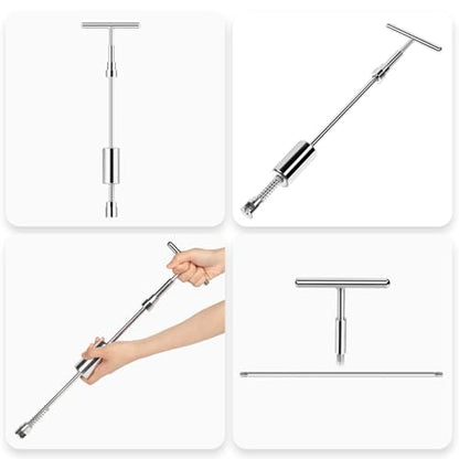 Car Paintless Dent Repair Puller Adjustable T-Bar Tool with Two Use Ways for Car Auto Body Hail Damage Dent Removal - color: Repair Kit A