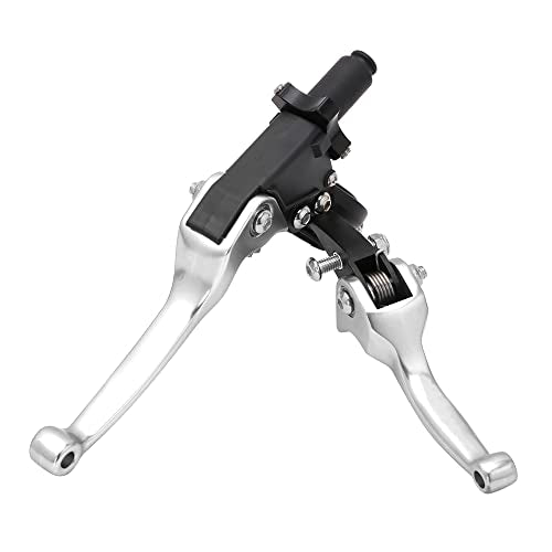 JFG RACING Dirt Bike Brake Clutch Lever Set 7/8" 22MM for CRF KLX SSR TTR - color: Silver