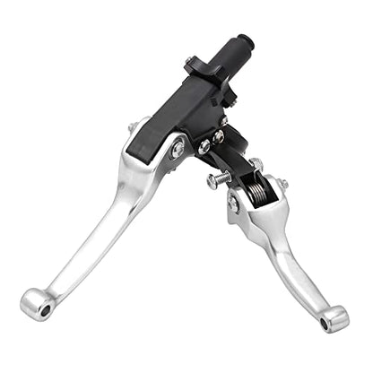 JFG RACING Dirt Bike Brake Clutch Lever Set 7/8" 22MM for CRF KLX SSR TTR - color: Silver