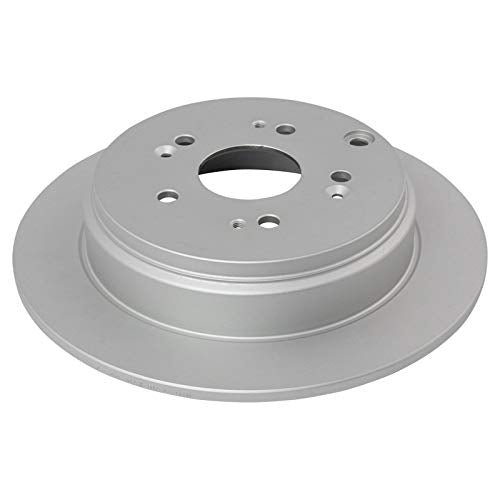 TRQ Rear Ceramic Brake Pad & Premium G-Coated Rotor Kit - style: BKA11331