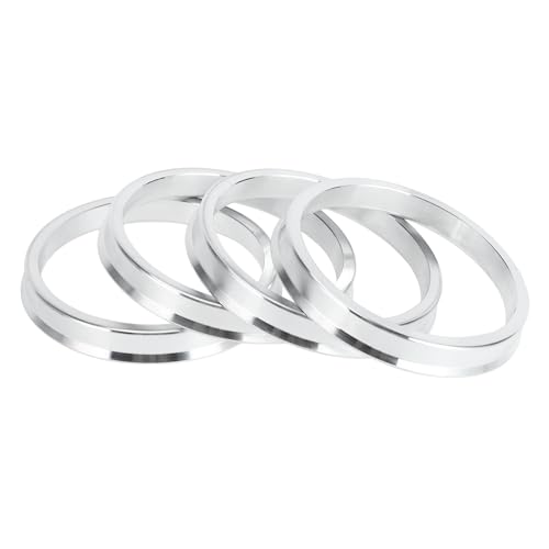 Hub Centric Rings, 64.1mm ID to 72.6mm OD Vehicle Wheel Hubrings Aluminum Alloy, 4 Pcs - size: 64.1mm to 72.6mm