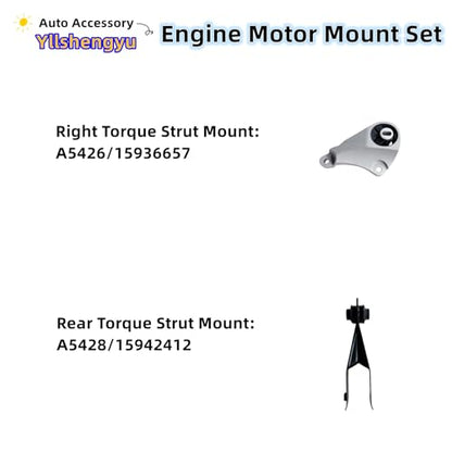Engine Motor Mount Kit for Enclave 2008 3.6L - size: Enclave 2008 3.6L