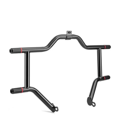 Mofun Engine Guard Crash Bar Fit for Harley Touring 1997-2008, Gloss Black - size: 97-08
