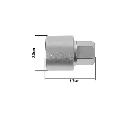 Shkalacar Wheel Lock Lug Nut Screw Socket Wrench Tool Security Master Locking Key 807 / G 17mm Socket Replacement for Audi A6 A3 A4 A5 TT - size: 807 G