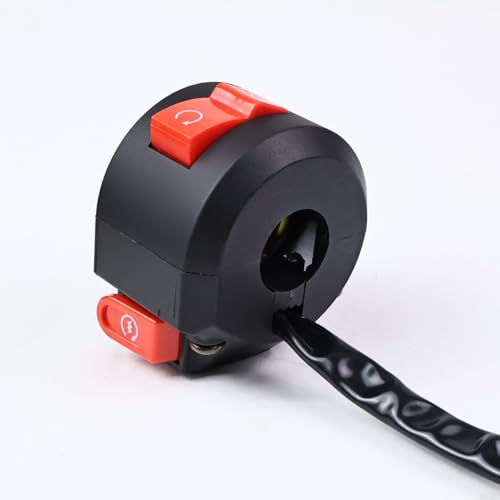 Handlebar Mount Motorbike ON Off Start Kill Switch, 7/8" 22mm 4-Wire Aftermarket Replacement Compatible with 110cc 125cc Taotao ATVs Quad Motorcycle Wheelers Pit Bike