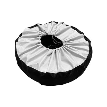 400D Oxford Spare Tire Cover with Handle for RV Jeep - size: 420D S：17''-23''
