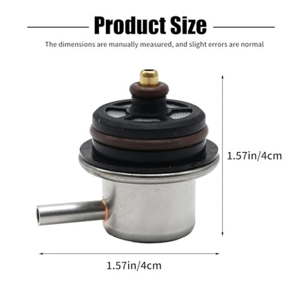 217-3299 Fuel Injection Pressure Regulator 2173299 with Clip and Snap Ring Replacement for Buick Lesabre 3.8L 2001-2005 Chevy Avalanche 1500 5.3L 2002 2003, 19236428