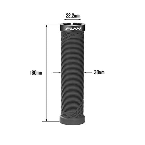 Funn Hilt MTB Bike Grips with Single Lock On Clamp - color: Brown
