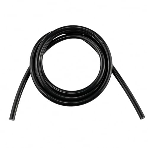 Ucreative 5FT ID 1/8" (3mm) OD 0.354" (9mm) Silicone Vacuum Hose Black - color: Black, size: 1/8" (3mm) - 5FT