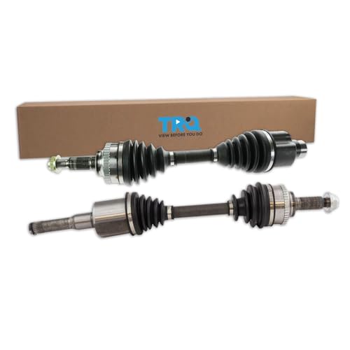 TRQ Front 2 Piece CV Axle Shaft Assembly Set - style: CSA70762