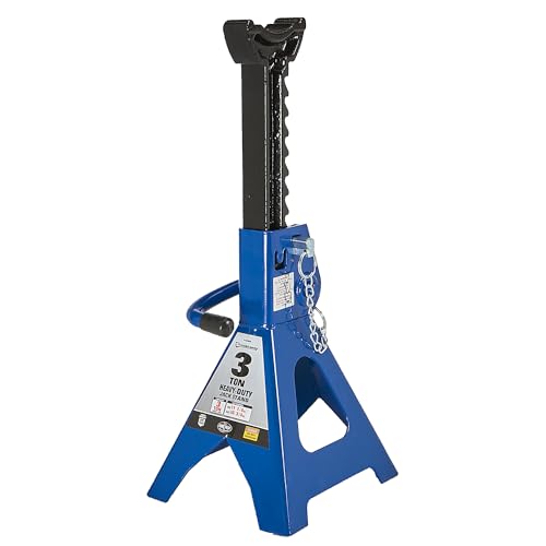 Strongway Double-Locking 3-Ton Jack Stands, 6,000-Lb. Capacity, 1 Pair - style: 3 Ton