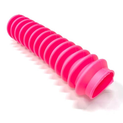 Rocky Road Universal 2" x 11" Shock Absorber Dust Boots Covers - Set of 2 (Pink) - color: Pink