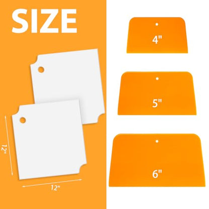 Minatee 2 Pcs 12 x 12 Inch Plastic Body Filler Mixing Board - size: 12 x 12 Inch