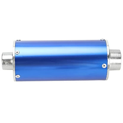 FVRITO Exhaust Pipe Muffler Silencer Kit for 125cc 110cc 70cc Dirt Pit Bike, 28mm Muffler for Chinese XR50 CRF50 Coolster SSR Baja Taotao Atomik Thumpstar Roketa Apollo Motorcycle ATV Parts Blue - color: Blue
