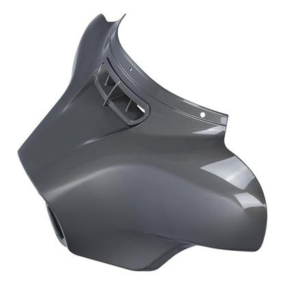 HR3 Industrial Gray Batwing Outer Fairing Body + Vent Trim Compatible with 2014-2023 Harley Touring Electra Glide Street Glide Ultra Limited - color: Industrial Gray