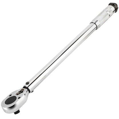 Powerbuilt 3/8-Inch Micrometer Torque Wrench, 5-80 Foot/Pounds and 0.7-11.2 Meter/Kilograms, Reversible Ratchet Clicks, Lockable - 644998 - size: 3/8 in.