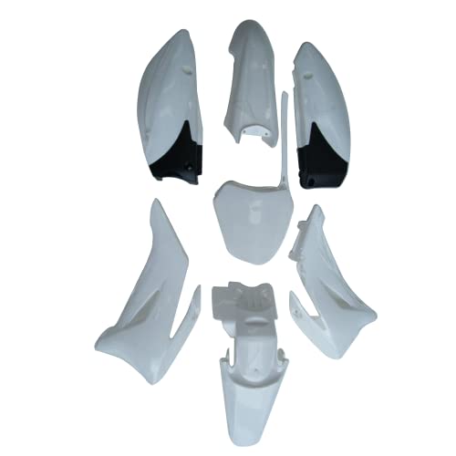 TDPRO Plastic Fender Fairing Kit for TTR-R110E Pit Dirt Bike (White) - color: White