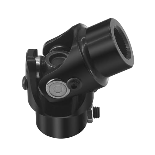 3/4-36 Spline X 3/4" DD Black Steering Universal Joint Single U Joint Shaft