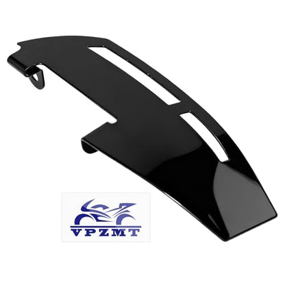 Black Driver Floorboard Heel Guard for Harley Touring