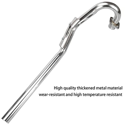 GREHUA 28mm Exhaust Muffler with Heat Wrap Compatible with 50cc 70cc 90cc 110cc 125cc CRF50 CRF70 XR50 SSR110 SSR125 Taotao DB10 DB14 Baja Xpro Apollo Rocketa TTR SDG Coolster Pit Dirt Bike Parts - color: a-red