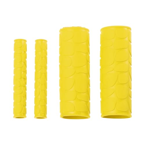 1 1/8" / 29mm 1 1/8" / 29mm Motorcycle Hand Grips Cover Kit Non Slip Rubber Handlebar Grips for Motorcycle Scooter Bicycle ATV Yellow 1 Set - color: Yellow