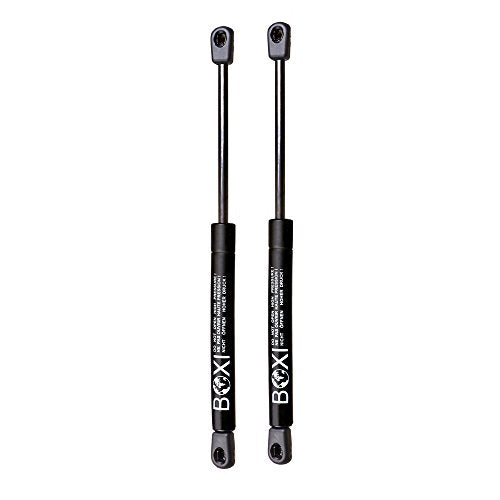 Qty(2) BOXI 6914 Universal Lift Supports Struts Shocks Extended Length: 7.50 Inches, Compressed Length: 5.5 Inches, Force: 82 Lbs, 10mm Ball Socket Struts 6914
