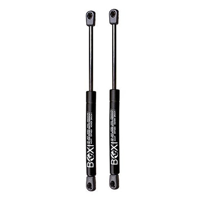 Qty(2) BOXI 6914 Universal Lift Supports Struts Shocks Extended Length: 7.50 Inches, Compressed Length: 5.5 Inches, Force: 82 Lbs, 10mm Ball Socket Struts 6914