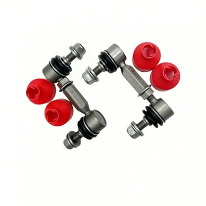 MOAR 3.74-4.53' M12 Adjustable Front Suspension Sway Stabilizer Bar End Link Kit 2 PCS Left & Right For Reduced Body Roll 360°Swivel With Length And Angle Maintenance Vehicle X091112 - color: X091112