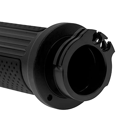 1 Inch Cable Throttle Handlebar Grips Motorcycle Hand Grips - color: #3 Black