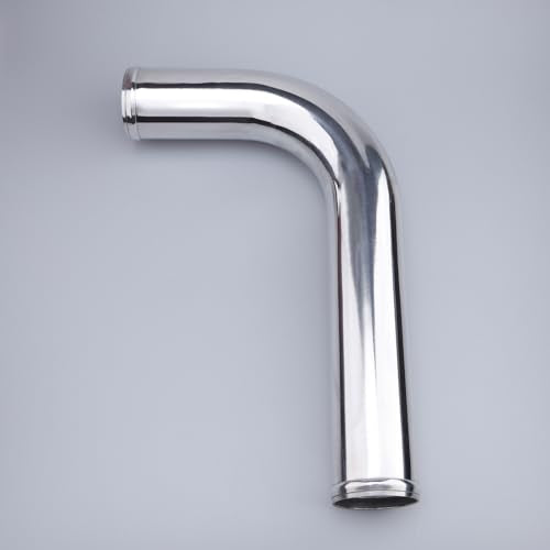 AC PERFORMANCE 2.5" 90° Aluminum Intercooler Air Intake Tube L-Bend Elbow - size: OD 2.5" (63mm)
