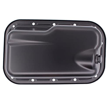 NewYall Lower Engine Oil Pan Sump w/Drain Plug