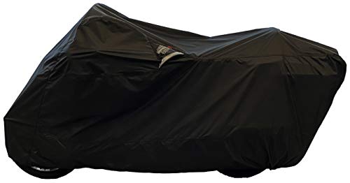 Dowco WeatherAll Plus Motorcycle Cover, Ratchet Attachment, Black, Waterproof, XL [52004-02]Professional Grade. - size: XL