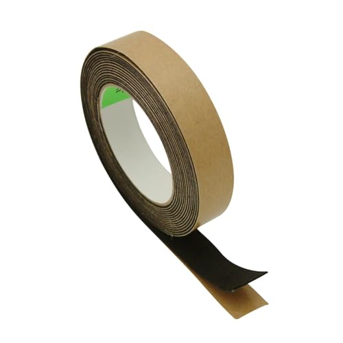FindTape Polyester 1mm Felt Tape – 1 in. x 15 ft. Felt Strips with Adhesive Backing and Furniture Strips, Great for Arts and Crafts, Classrooms, and Protecting Furniture (Black) - size: 1 in x 15 ft